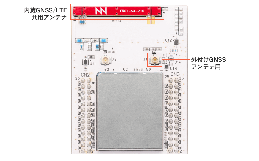 図1-2 NEQTO Bridge LTE-M/NB Module外観